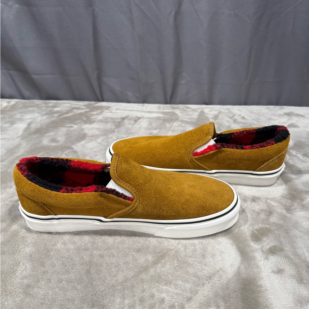 Vans Tan Slip-On Sneakers - Picture 9 of 13